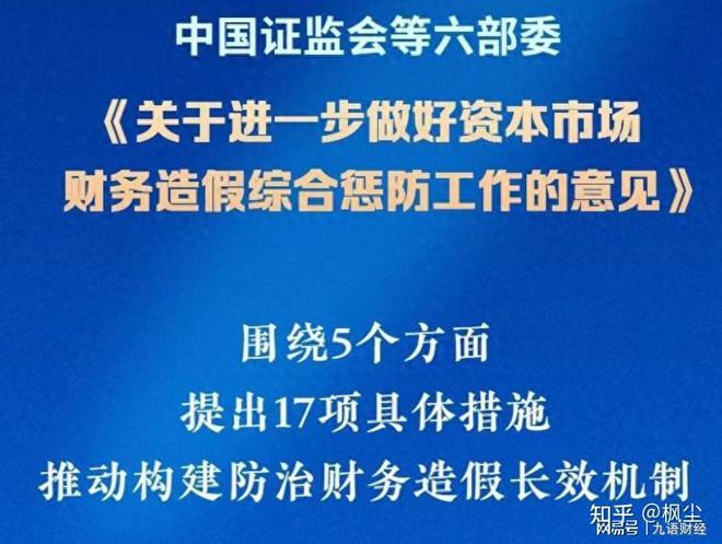 最高检：将协同中国证监会等部门严打资本市场财务造假各类犯罪