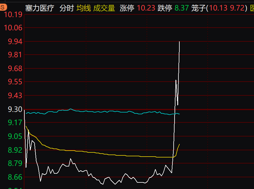 塞德斯医疗盘中异动 大幅拉升5.10%