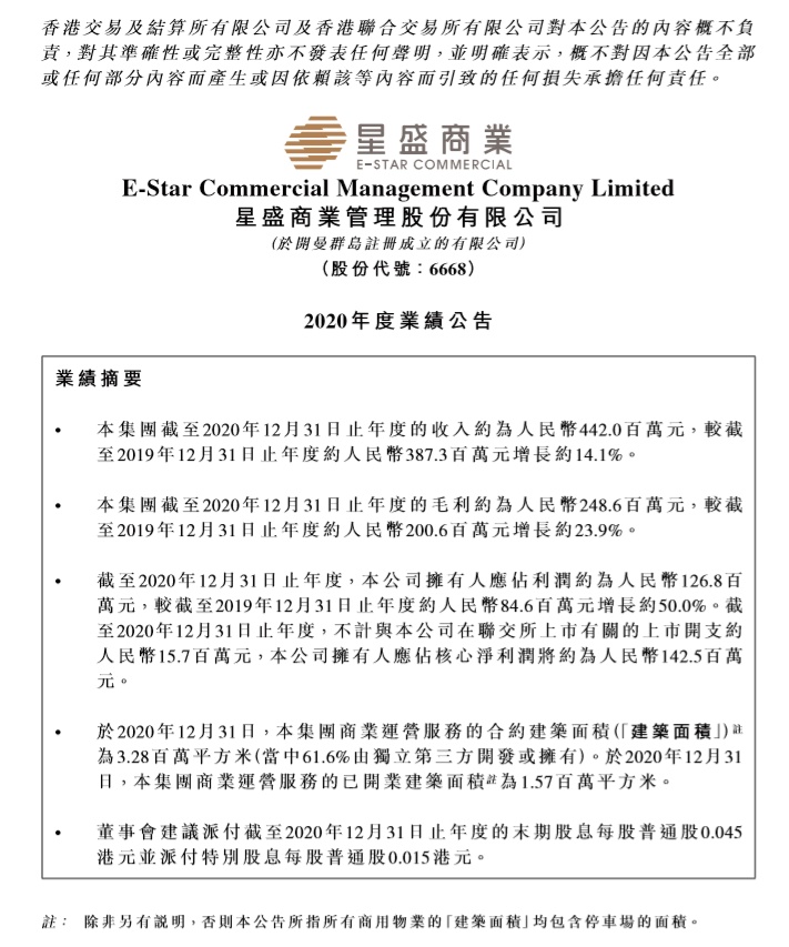 LHN将于2月21日派发末期股息每股0.0578港元